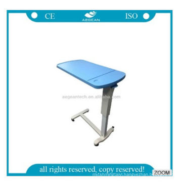 AG-OBT003B New Style ABS height adjustable bedside hospital table